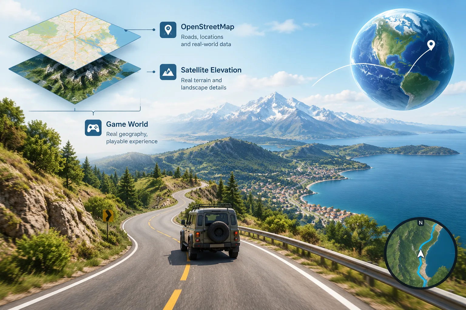 Browser game world map