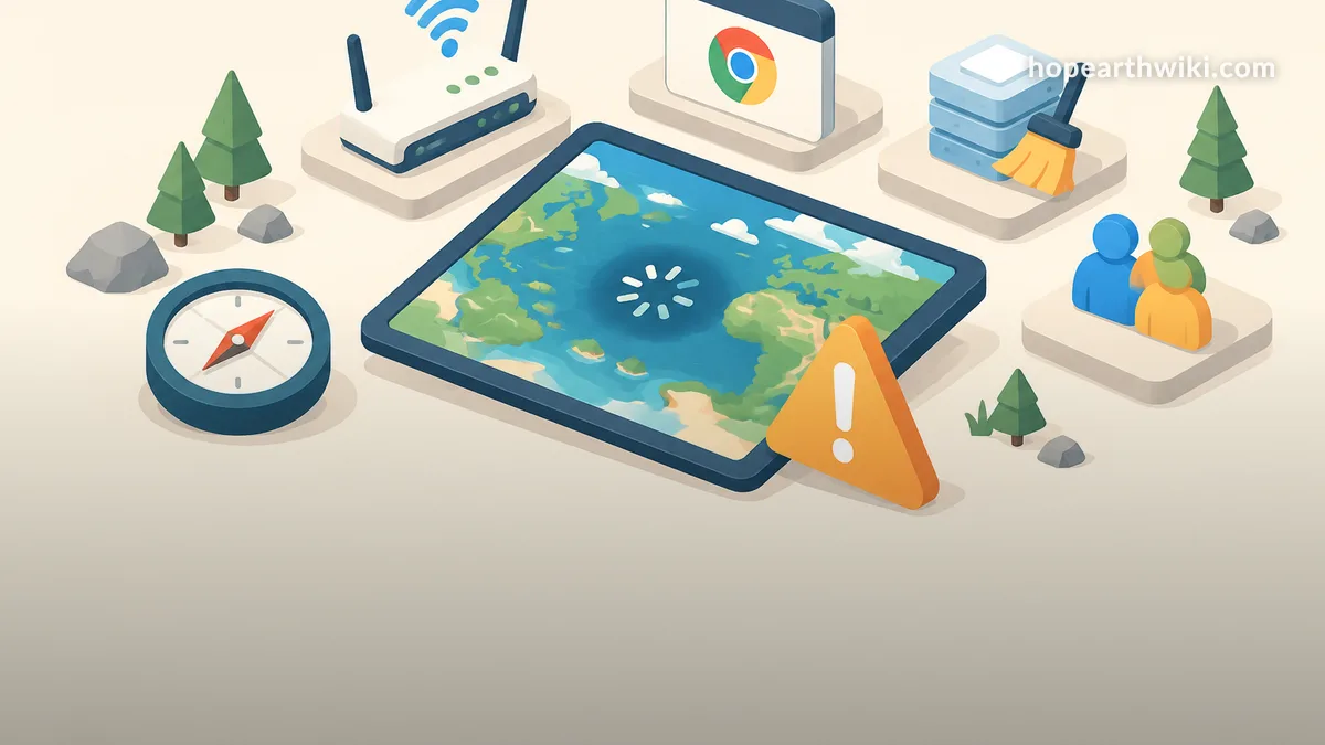 Hop.Earth Map Not Loading: What to Check First
